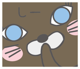 The cat of lovely round eyes sticker #1339936