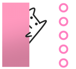 Woman cat sticker #1340164