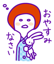 Japanese shy girl sticker #1340329