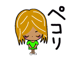 SHIBUYA STICKER vol.2 shibuya girl words sticker #1340668