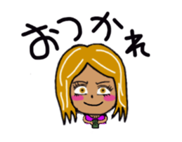 SHIBUYA STICKER vol.2 shibuya girl words sticker #1340680