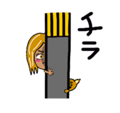 SHIBUYA STICKER vol.2 shibuya girl words sticker #1340687