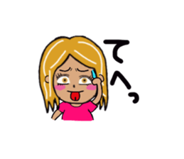 SHIBUYA STICKER vol.2 shibuya girl words sticker #1340695