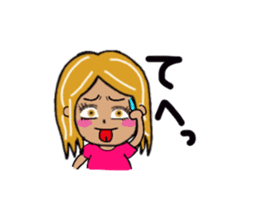 SHIBUYA STICKER vol.2 shibuya girl words sticker #1340695