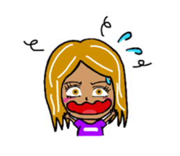 SHIBUYA STICKER vol.2 shibuya girl words sticker #1340696