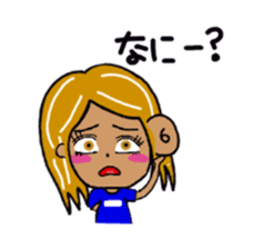 SHIBUYA STICKER vol.2 shibuya girl words sticker #1340703