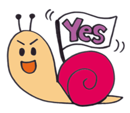 happy snail sticker #1340709