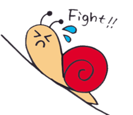 happy snail sticker #1340713