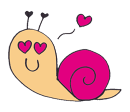 happy snail sticker #1340715
