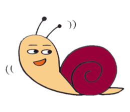 happy snail sticker #1340718
