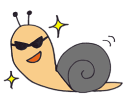 happy snail sticker #1340721