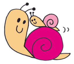 happy snail sticker #1340725
