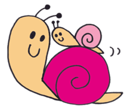 happy snail sticker #1340725