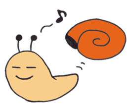 happy snail sticker #1340726