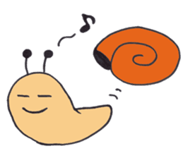 happy snail sticker #1340726