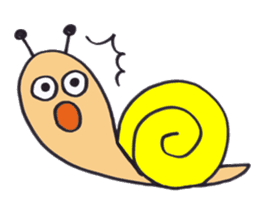 happy snail sticker #1340728