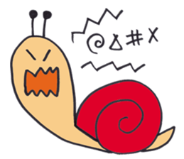 happy snail sticker #1340729