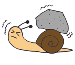 happy snail sticker #1340731