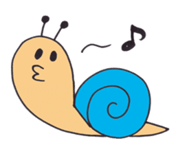 happy snail sticker #1340733