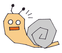 happy snail sticker #1340734