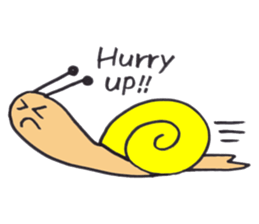 happy snail sticker #1340737