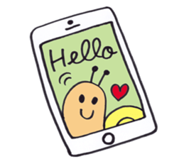 happy snail sticker #1340738