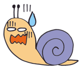 happy snail sticker #1340739