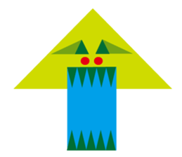 Circle Triangle Square sticker #1341918