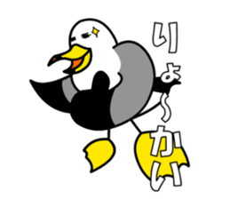 black-tailed gull sticker #1342429
