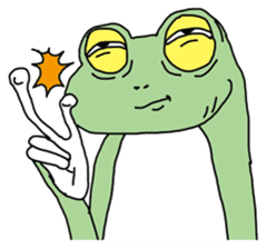 Daily life of the frog sticker #1342606