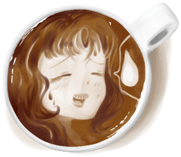 I Love Coffee (Latte Art) sticker #1342910