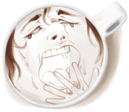 I Love Coffee (Latte Art) sticker #1342912