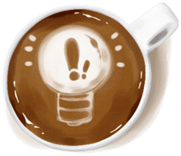 I Love Coffee (Latte Art) sticker #1342914