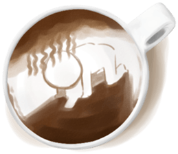 I Love Coffee (Latte Art) sticker #1342916