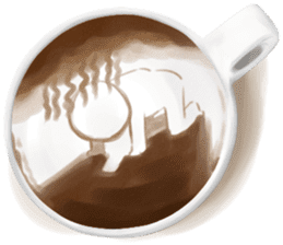 I Love Coffee (Latte Art) sticker #1342916