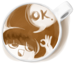 I Love Coffee (Latte Art) sticker #1342923