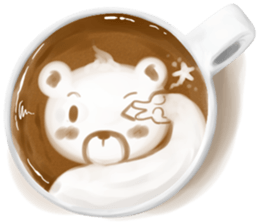 I Love Coffee (Latte Art) sticker #1342925