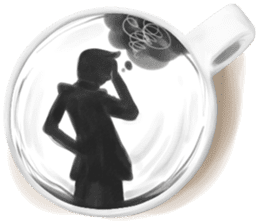 I Love Coffee (Latte Art) sticker #1342927