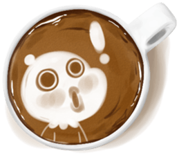I Love Coffee (Latte Art) sticker #1342929