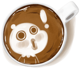 I Love Coffee (Latte Art) sticker #1342929