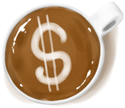 I Love Coffee (Latte Art) sticker #1342930