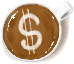 I Love Coffee (Latte Art) sticker #1342930