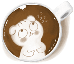 I Love Coffee (Latte Art) sticker #1342932