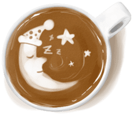 I Love Coffee (Latte Art) sticker #1342933