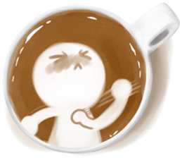 I Love Coffee (Latte Art) sticker #1342935