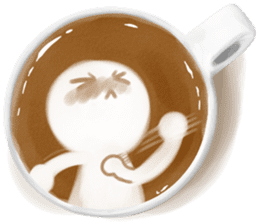 I Love Coffee (Latte Art) sticker #1342935