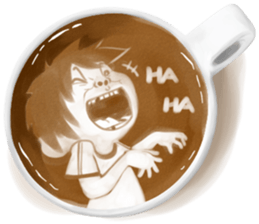 I Love Coffee (Latte Art) sticker #1342937