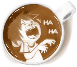 I Love Coffee (Latte Art) sticker #1342937
