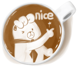 I Love Coffee (Latte Art) sticker #1342938