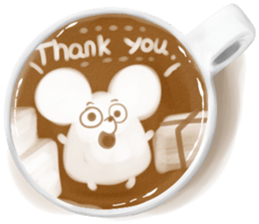 I Love Coffee (Latte Art) sticker #1342940